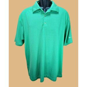 Nike Golf Green Mens Polo Medium